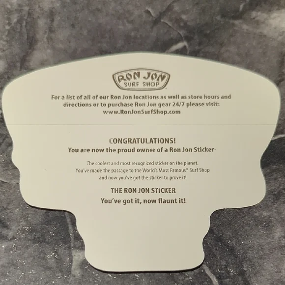 Ron Jon Surf Shop Sticker New - Picture 3 of 6